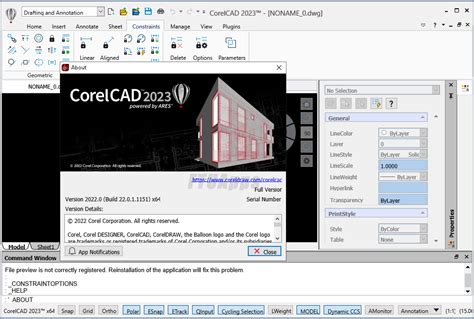 Free download of Corelcad 2023 for moveable devices